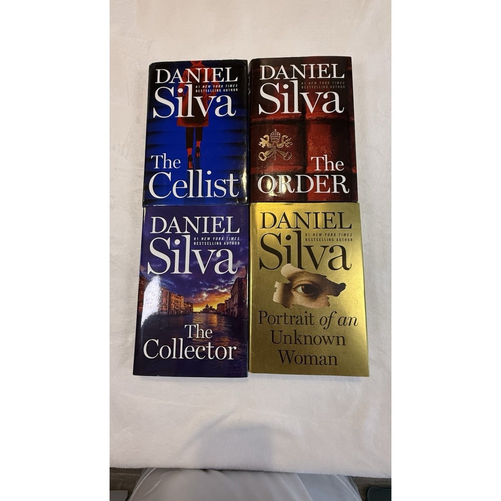 Daniel Silva First Edition Hardcover Lot The Order Cellist Collector Portrait